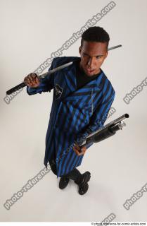 20 GARSON STANDING POSE WITH KATANA AND SHOTGUN